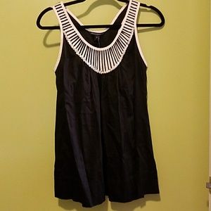 French connection black and white top size 4